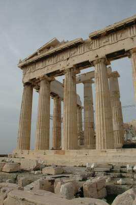 Parthenon p&aring; Akropolis i Athen - Foto: Gaute Nordvik
