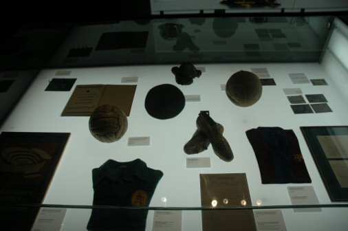 Utstilte gjenstander i museet Camp Nou Experience - Foto: Gaute Nordvik