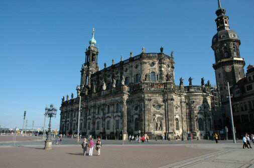 Den katolske hoffkirken i Dresden - Foto: Gaute Nordvik
